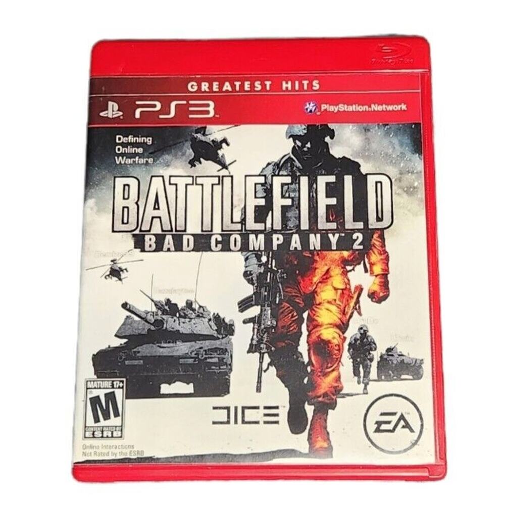 PS3 Battlefield Bad Company 2 Greatest Hits CIB (2010) Pre-owned